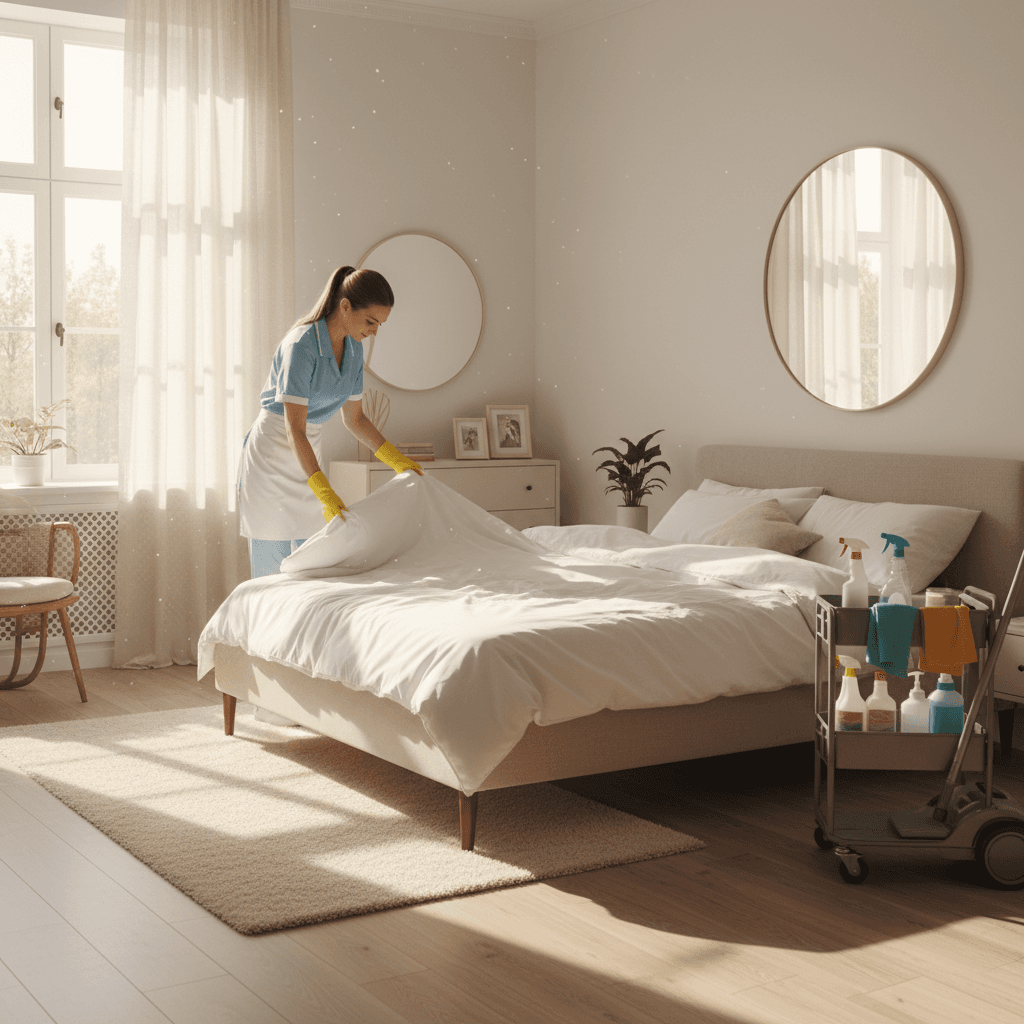 Bedroom cleaning service